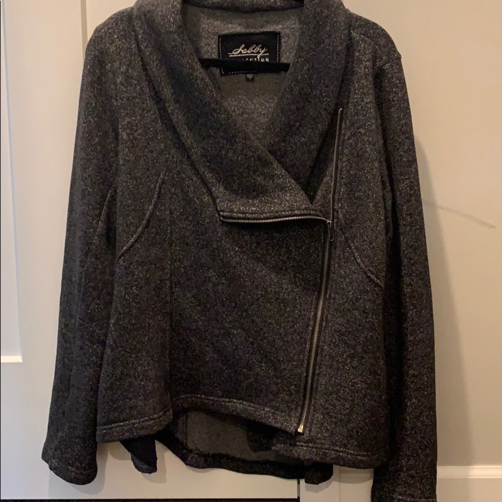 Side zip sweater